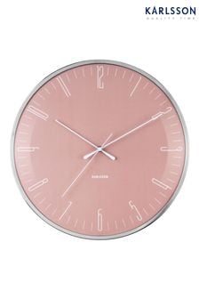 Karlsson Pink Dragonfly Wall Clock