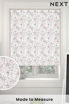 Pink Ditsy Print Pink Made To Measure Roller Blind