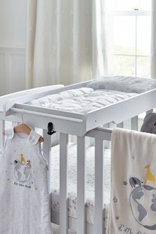 White Cot Top Changer