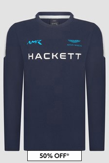 Hackett London Kids Boys Navy T-Shirt