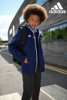 adidas Blue Junior Entrada 22 Junior All-Weather School Jacket (A21168) | £33