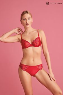 B by Ted Baker Satin Bow Embroidery Bra