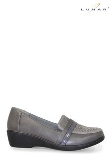 Lunar Grey Esther Wedge Shoes (A23782) | £30