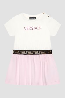 Versace Baby Girls White Dress