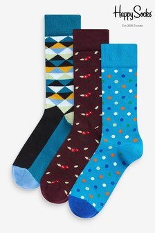 HS by Happy Socks Blue Forest Socks 3 Pack