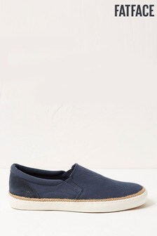 FatFace Blue Sidney Slip-On Trainers