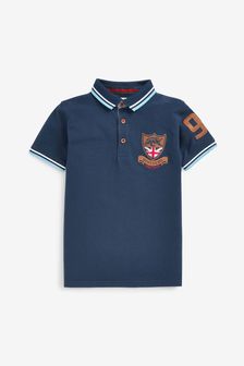 Heritage Badge Short Sleeve Polo Shirt (3-16yrs)