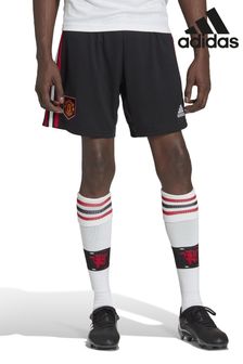 adidas Adult Manchester United 22/23 Away Black Shorts (A27488) | £35