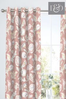 D&D Pink Samana Curtains