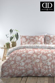 D&D Pink Samana Duvet Cover and Pillowcase Set