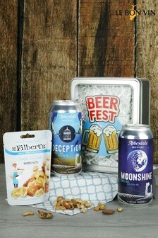 Le Bon Vin Beer Fest With Nuts Gift Tin