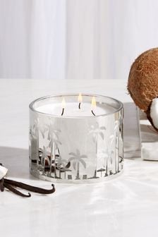 Orange Collection Luxe Bali Tropical Coconut 3 Wick Scented Candle