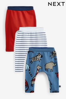 Red/Blue Baby Leggings 3 Pack (A28978) | £13 - £15