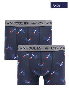 Blooming Love Joules Mens Crown Joules Boxers 2 Pack