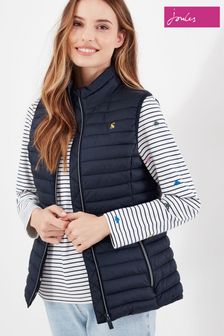 16 NEW Joules Ladies Eastleigh Padded Gilet Marine Navy Sizes 8 