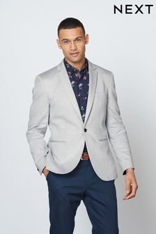 Rich & Royal Jersey Blazer light grey flecked casual look Fashion Blazers Jersey Blazers 