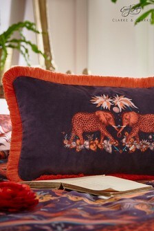 Emma Shipley Red Zambezi Cushion