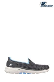 Skechers Grey Go Walk 6 Big Splash Shoes (A31975) | £62 - £67
