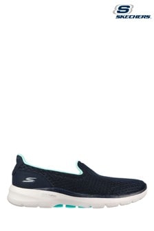 Skechers Blue Go Walk 6 Big Splash Shoes (A31981) | £62