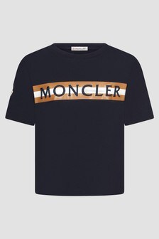Moncler Enfant Boys Navy T-Shirt