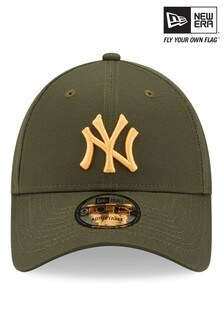 New Era Khaki New York Yankees League Essentials 9FORTY Cap