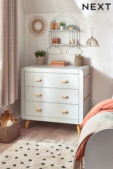 Grey Alix Kids Nursery 3 Drawer Chest of Drawers (A34364) | £399