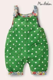 Boden Green Cord Dungarees