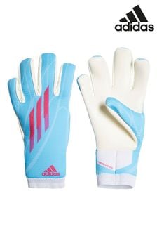 adidas Kids Blue X Knitted Goal Keeper Gloves
