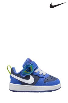 Nike Blue Court Borough Low Infant Trainers (A36001) | £30