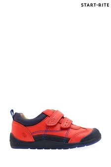 Start-Rite Tickle Red Leather Junior Trainers