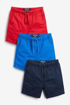 Nautical Blue 3 Pack Pull-On Shorts (3mths-7yrs) (A36351) | £15 - £21