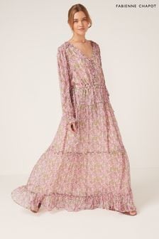Fabienne Chapot Pink Hanni Maxi Dress (A36656) | £230