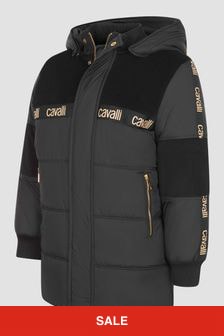 Roberto Cavalli Boys Black Jacket