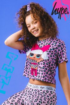 L.O.L. Surprise! ™ x HYPE. Leopard Diva Crop T-Shirt