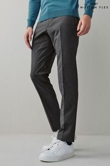 Textured Trousers With Motion Flex Waistband