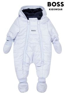 BOSS Baby Hooded Logo Snowsuit (A38335) | £174