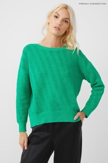 French Connection Green Miami Mozart Jumper