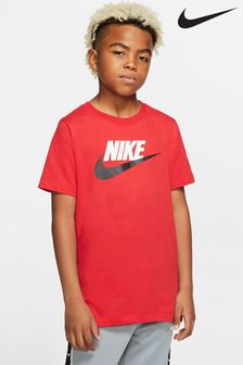 white and red nike t shirt