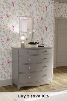 Bromton Pale French Grey 5 Drawers Chest 