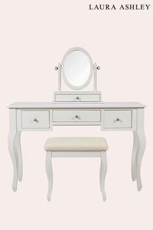 Rosalind 3 Drawer Dressing Table, Stool & Mirror Set by Laura Ashley