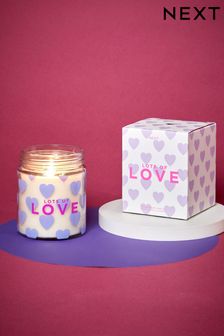 Purple Love White Jasmine Fragranced Candle