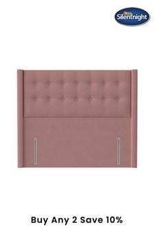 Silentnight Bloomsbury Luxury Velvet Headboard - Dusky Pink