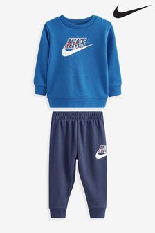 Nike Little Kids Blue Sweatshirt And Joggers Set