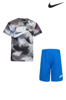 Nike Little Kids Tie Dye T-Shirt And Shorts Set