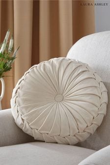 Almond Natural Round Rosanna Cushion