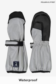 Polarn O. Pyret Grey Waterproof Shell Reflective Gloves (A45228) | £20