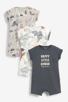 3 Pack Rompers (0mths-3yrs)
