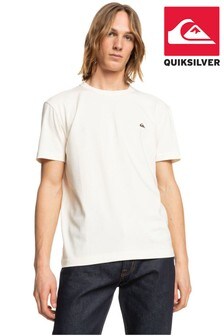 Quiksilver Men White Essentials T-Shirt