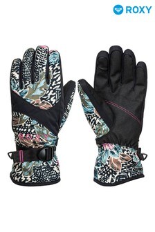 Roxy Women Black Roxy Jetty Snowboard/Ski Gloves