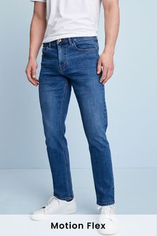 Bright Blue With TruTemp365® Slim Fit Motion Flex Stretch Jeans (A46579) | £40